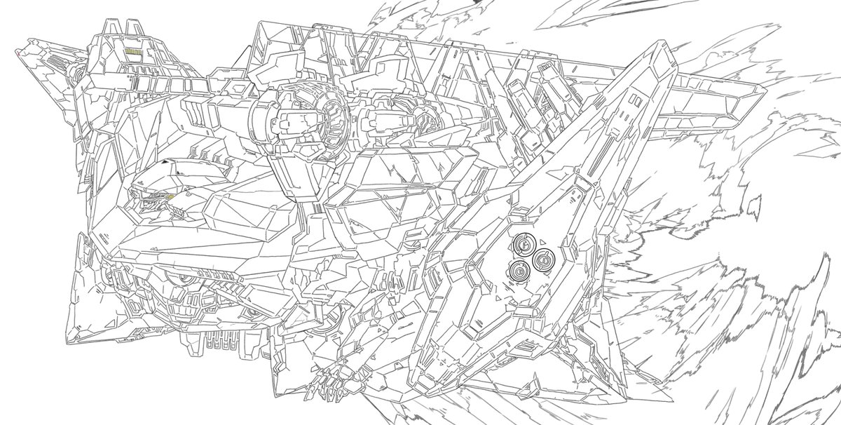 年に1、2回位しか頑張ってない気がする線画。
#俺の描き込みを見てくれ 