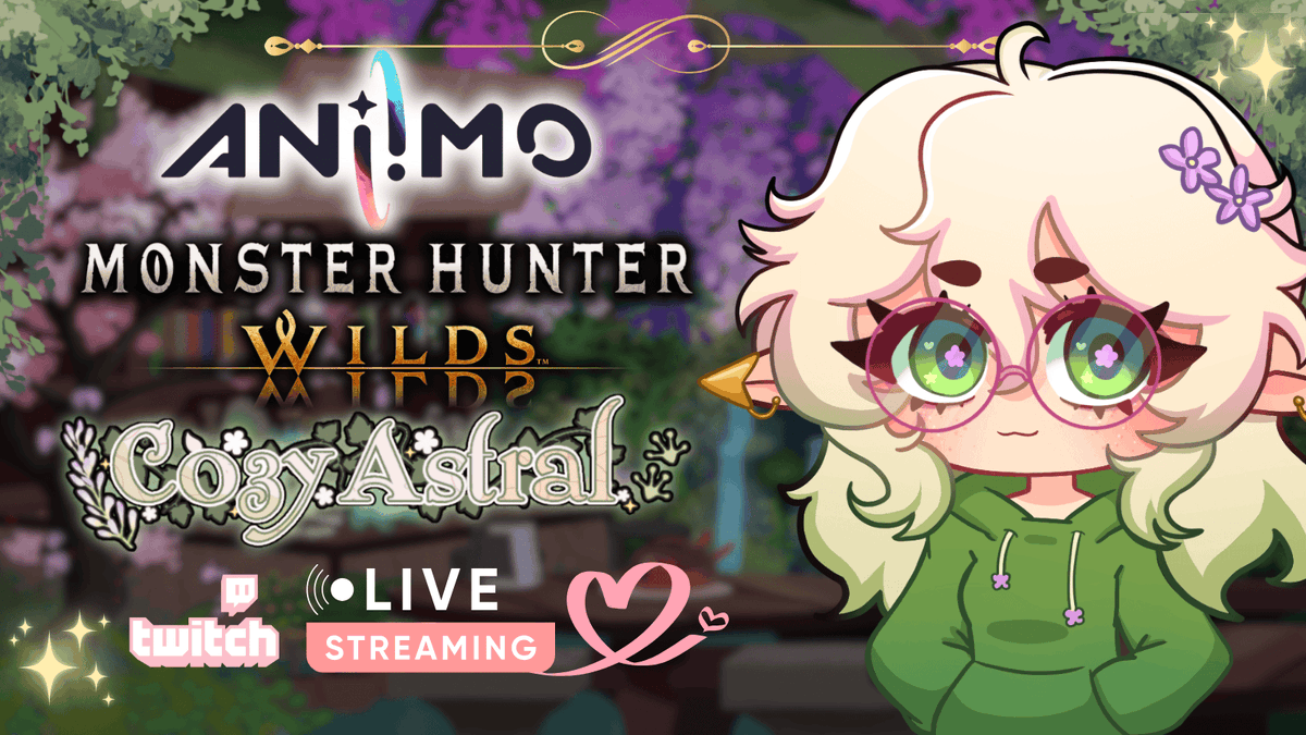 ╭────🌿· 𓆩☕𓆪 ·🌿─────╮
₊˚🪷・The Grove is Open!・🪷˚₊
Hihi cuties~ today is extra mushroom day + cozy gamin~ We shall be doin more aniimo and then mhwilds! 
The grove will be open for as longas I can today!