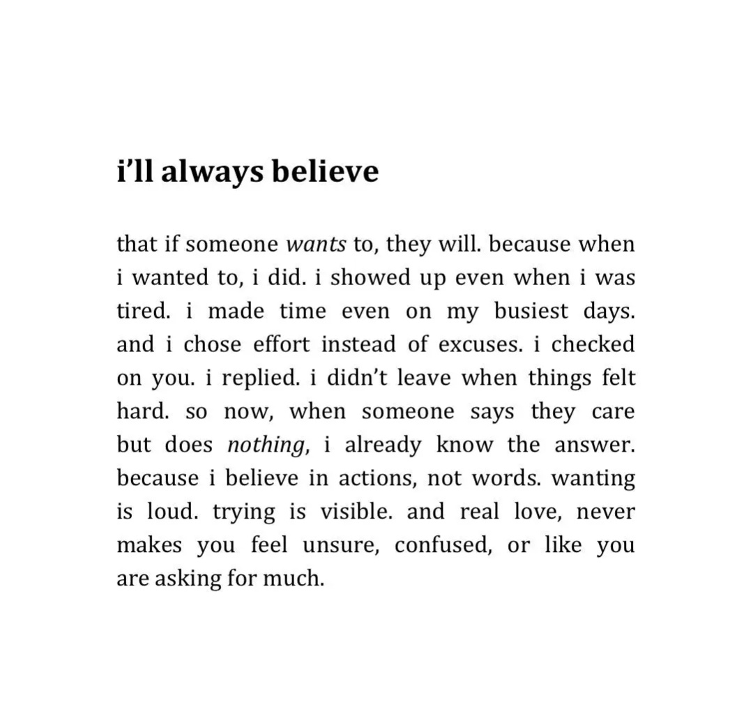 I'll always believe
