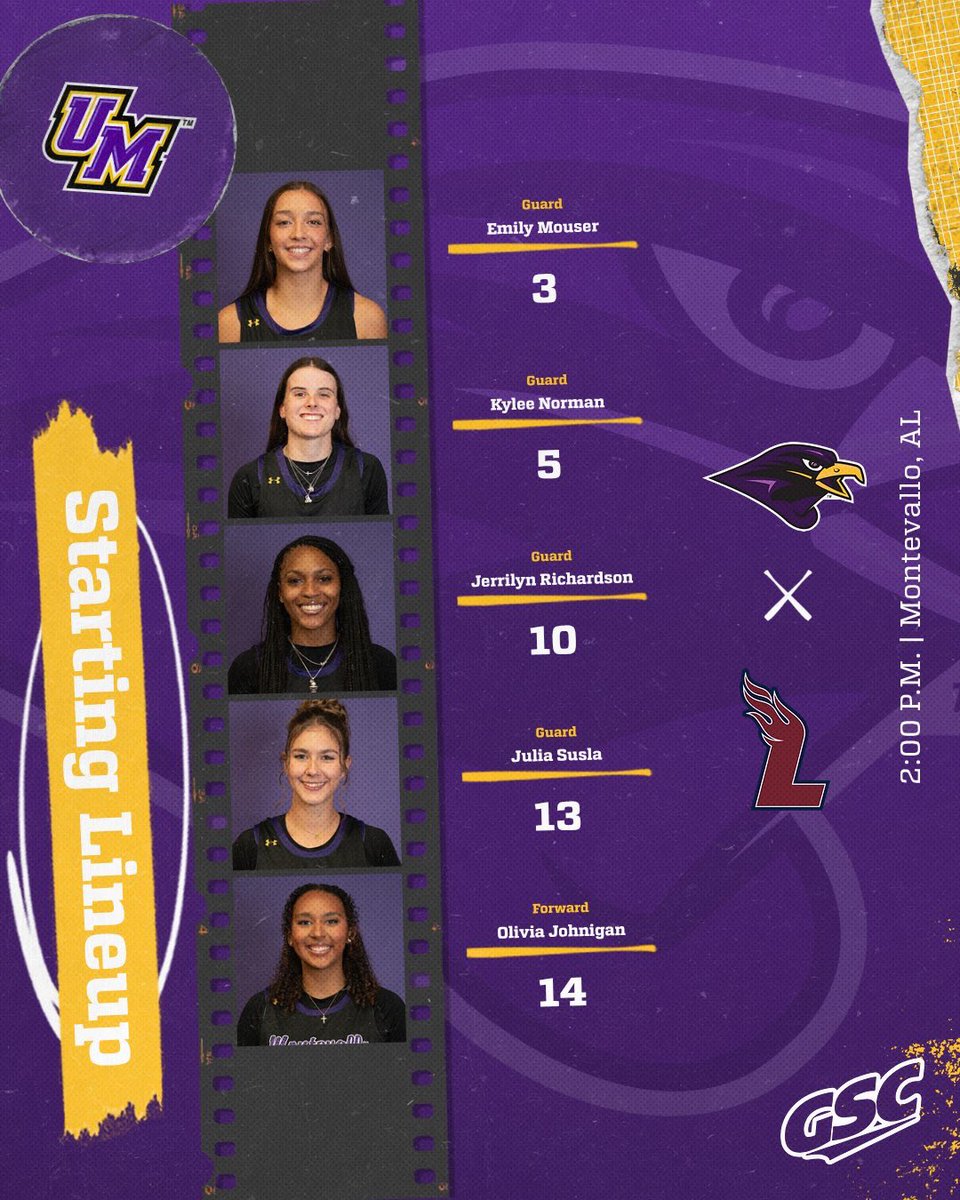 MontevalloWBB's tweet photo. Saturday Starters ✅

#TogetherWeRise https://t.co/MFpYAuP2qX