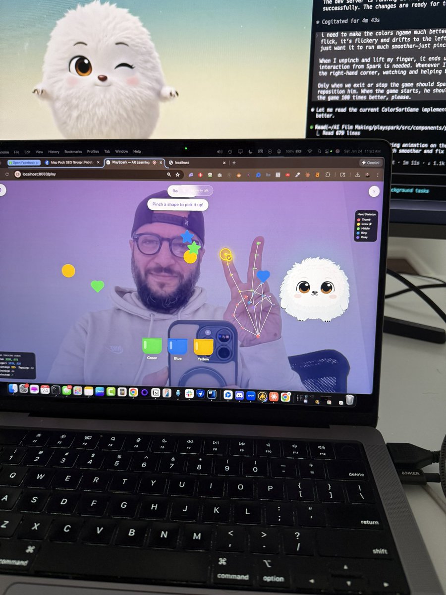 Weekend shipping update:
He's on Sonic. 

I'm adding 3 new activities to $SPARK
Sometimes the best coding sessions happens in that 20 min break when he leaves you alone 😂