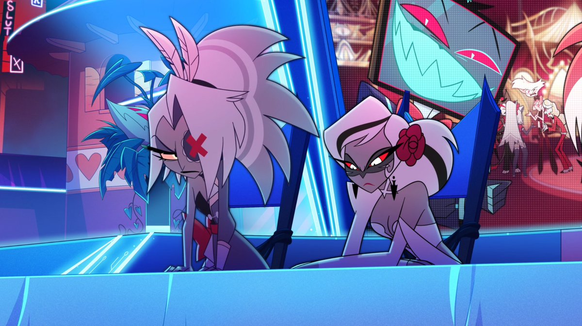 hazbin_vatza's tweet image. Daughter and Mother