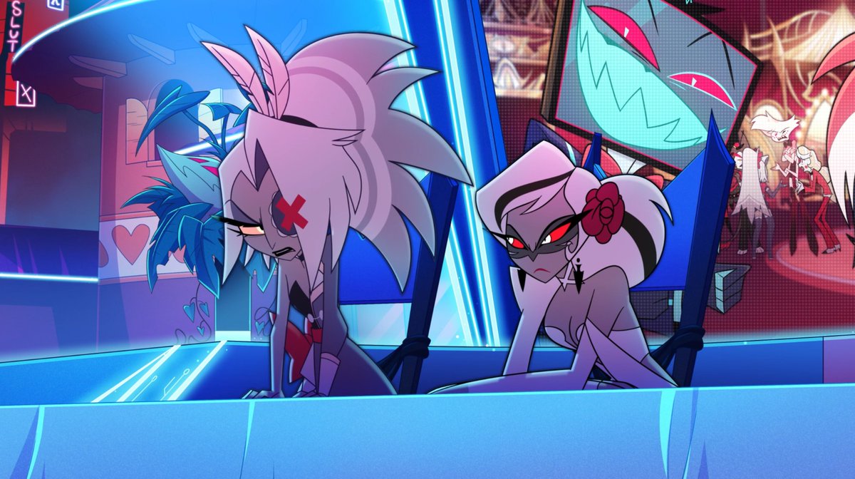 hazbin_vatza's tweet image. Daughter and Mother