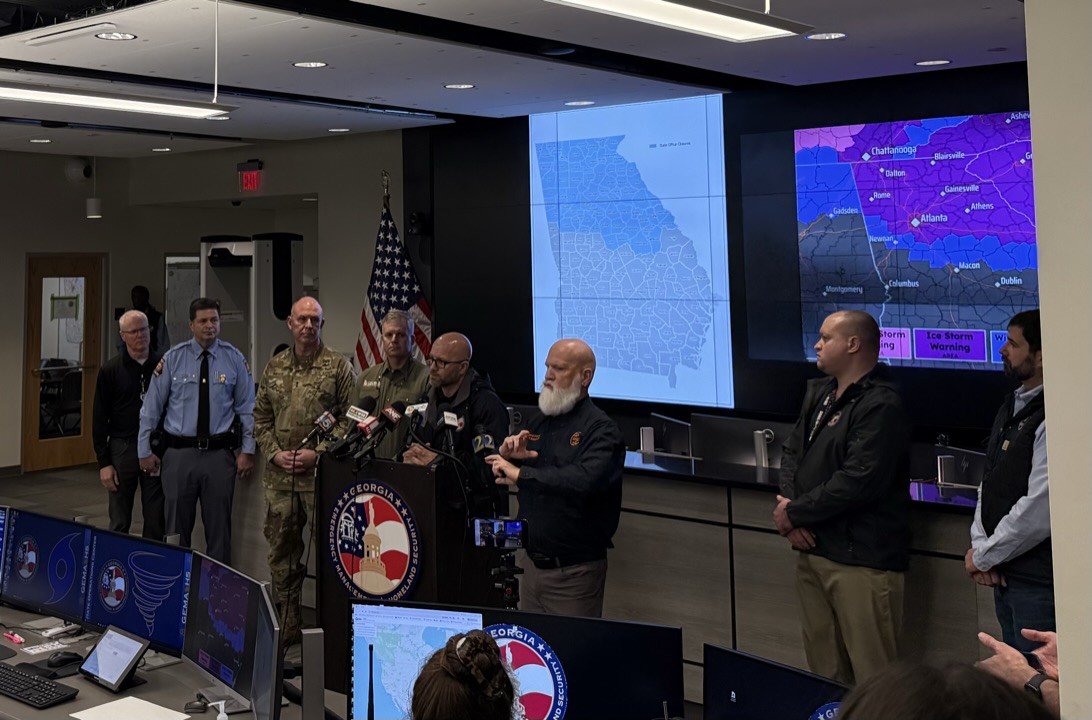 Currently at the Georgia State Emergency Operations Center for the daily update by our state agencies preparing for the pending winter storm. Events like this tend to bring out the best in our state agencies, and the men and women of GEMA, DNR, Public Safety, Forestry, DOT and