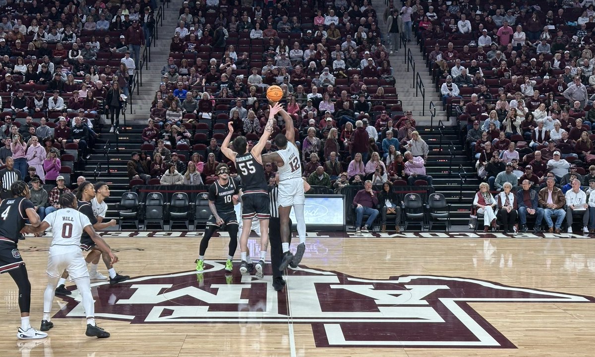 #Tipoff for <a href="/aggiembk/">Texas A&M Basketball</a> vs. the gamecocks of south carolina! #BTHOsouthcarolina #Whoop