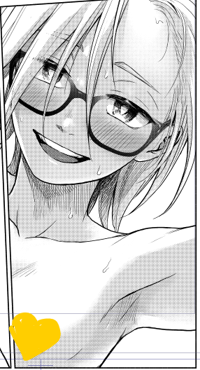 せっせと腋にトーンを貼っていたらフキダシで隠れることに気づいたので供養させてください。 