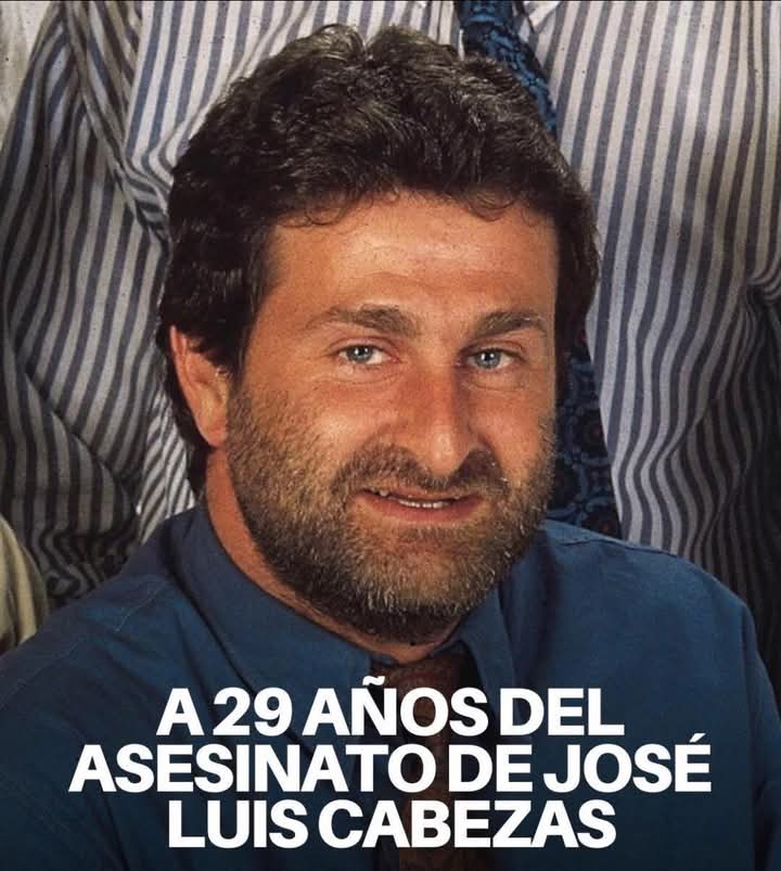 Y nos olvidamos...
José Luis Cabezas, presente.
