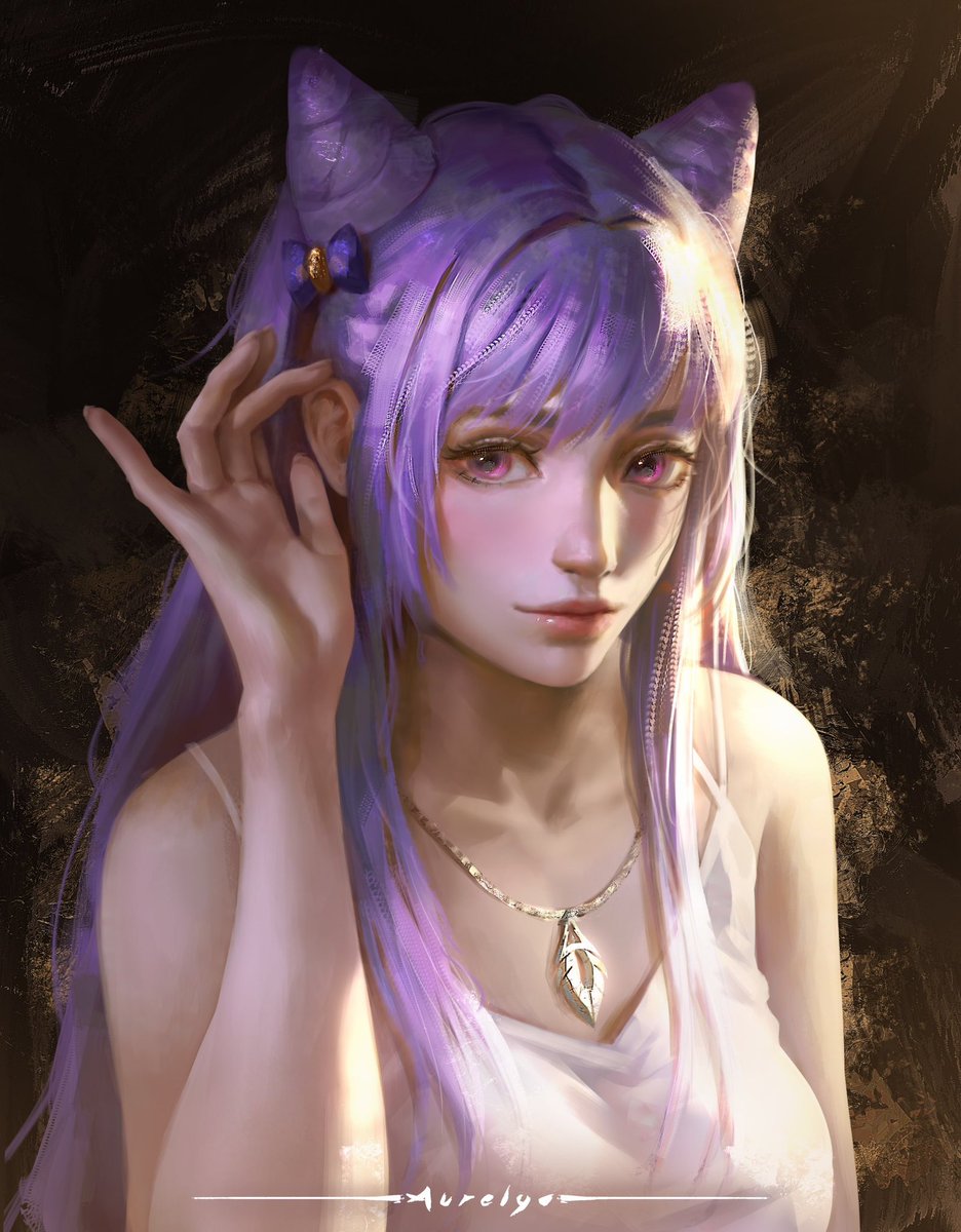 Aurelya_art's tweet photo. 💜⚡️
#Keqing #GenshinImpact https://t.co/afOyG5L1hQ