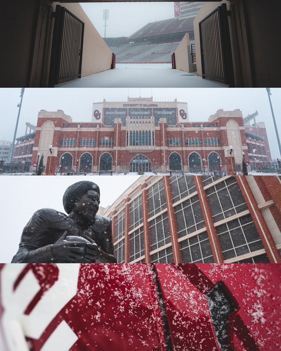 OU_Football's tweet image. Football weather 🌨️