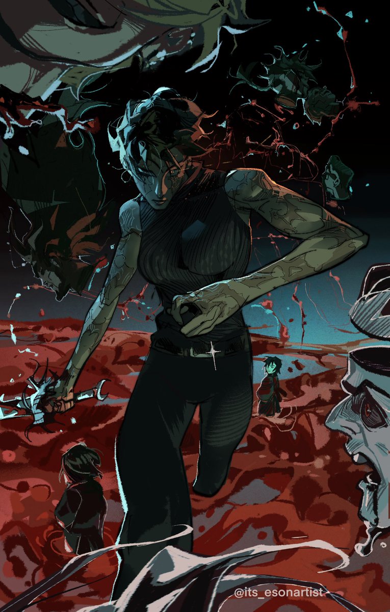 Maki in the new ep>>>> #makizenin #JujustuKaisen #procreate #animefanart #jjk