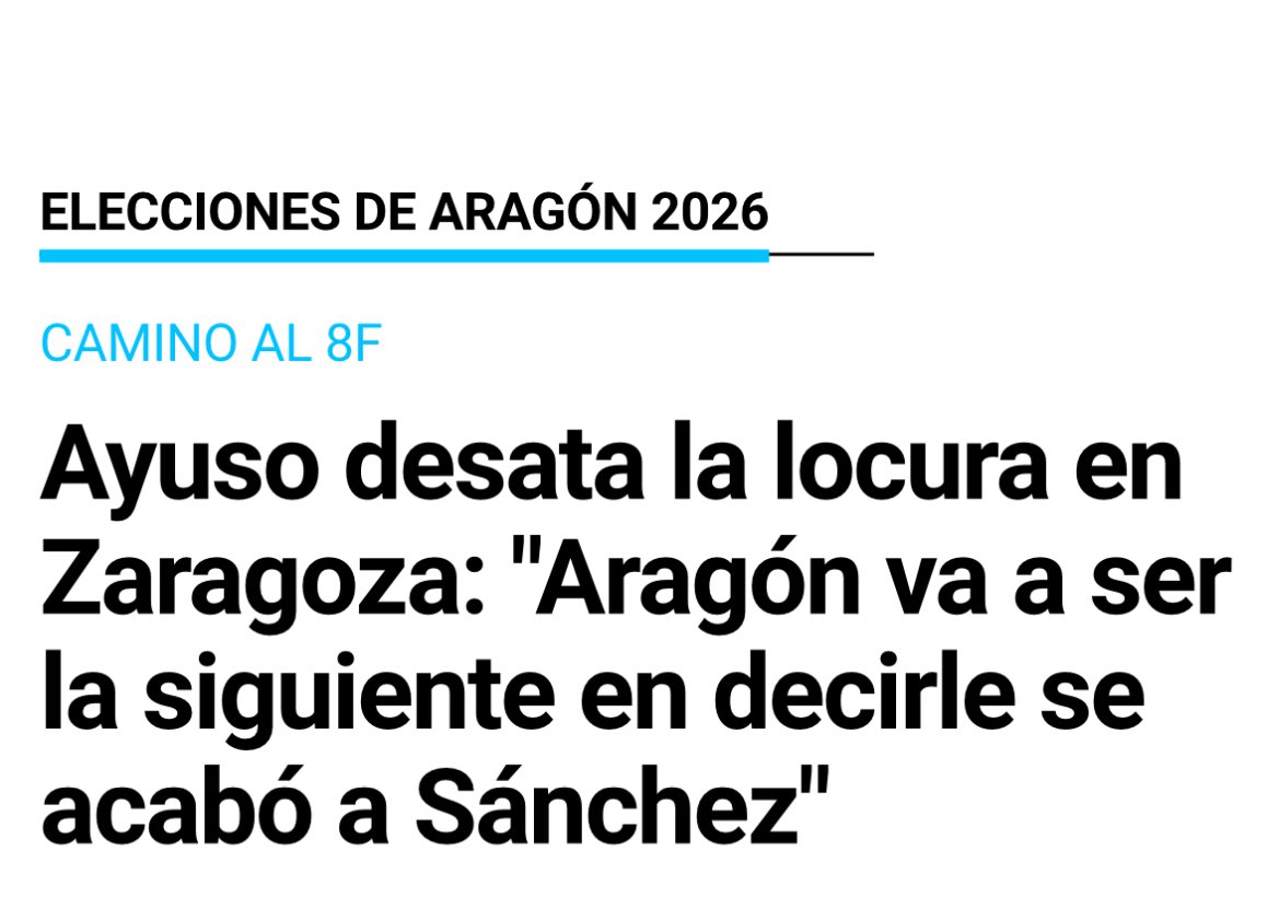 Es vergonzante que el #PP use a #Aragón como un simple escenario de la política nacional. El #8F no votamos para "echar" a nadie de Madrid, sino para decidir quién cuida nuestra sanidad, quién frena la despoblación y cómo fortalecer lo público frente a los ultras, como #Ayuso.