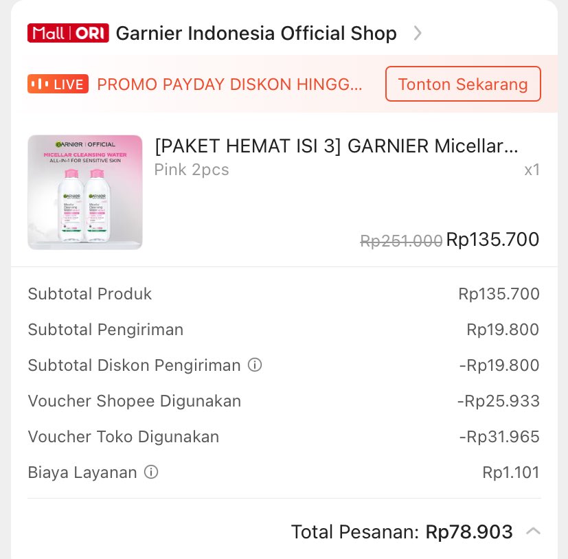 koowcing's tweet image. untung dapet promo payday😭🙏🏻 harga 39k-an &amp;amp;&amp;amp; dijamin oriii