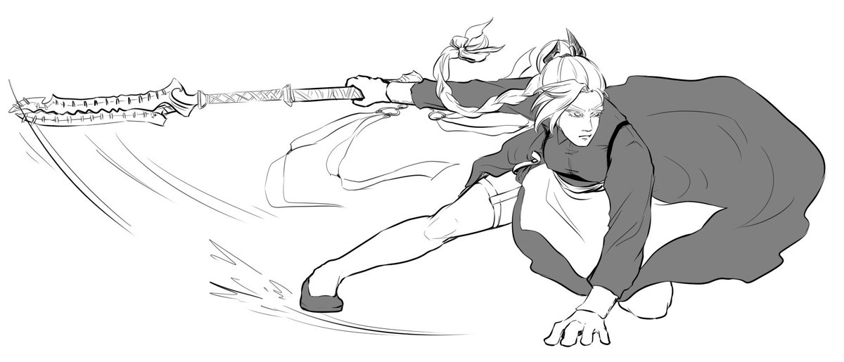 🙋長裙派的，還要剛好可以露出腳踝 👌（不重要
喜歡戰鬥女僕那種在有人壞壞的時候把長裙一撈一綁，除了露出大腿還會掏出他的大棒棒來打你屁屁🥴🥴