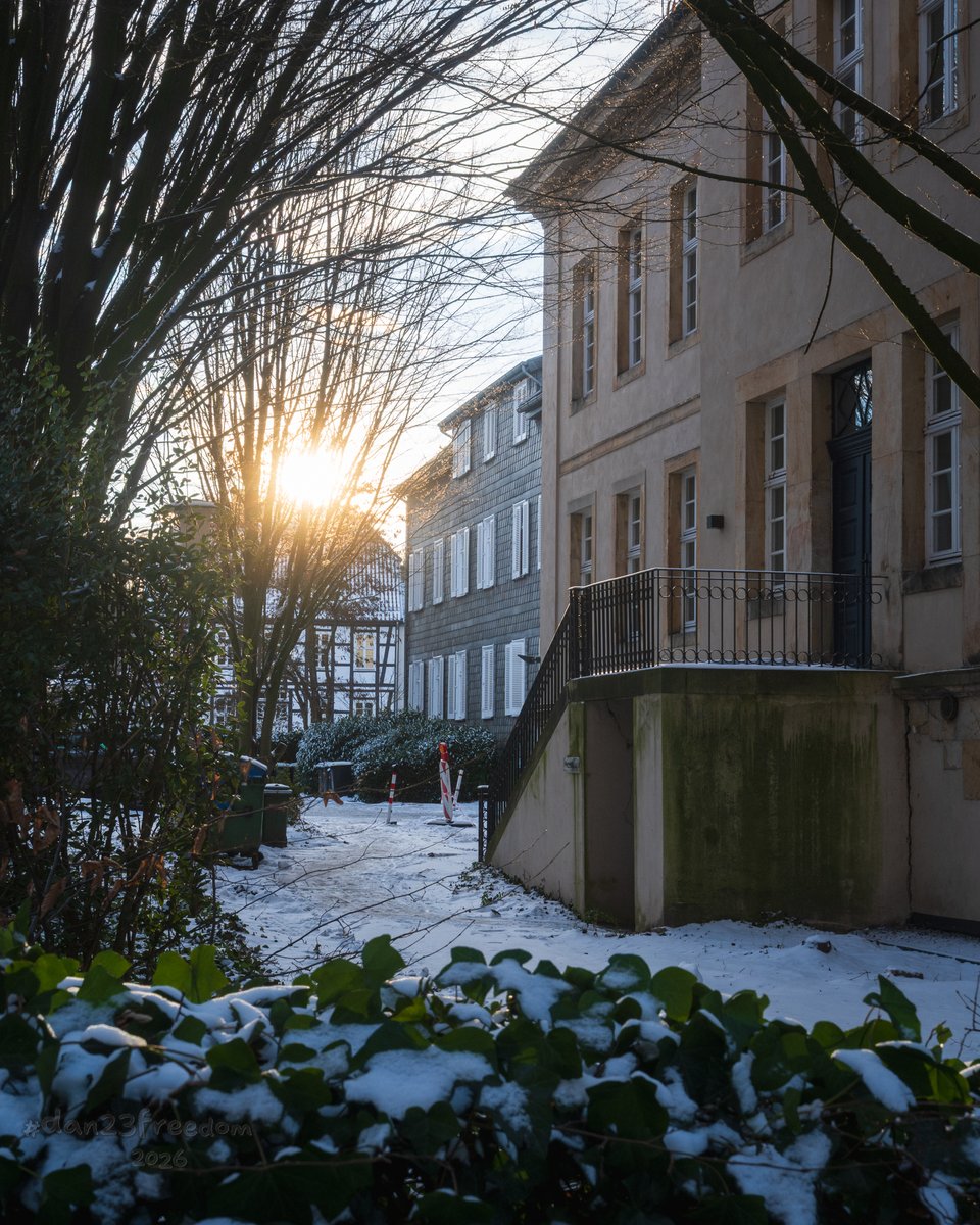 dan23freedom's tweet photo. 🏷️ Bush, Buildings, and Backlight
·
📷 1/80 sec at f/14, ISO 320, 50 mm standard 24-50mm —👤 #dan23freedom
#️⃣ #Photography #Nature #Urban #WinterScene #UrbanStillness #Winter #Sunshine #Germany #NRW
#BackView #BushAndBuildings #SnowAndStructure #LowSunlight #ArchitecturalWhisper https://t.co/TN3DMmIe58