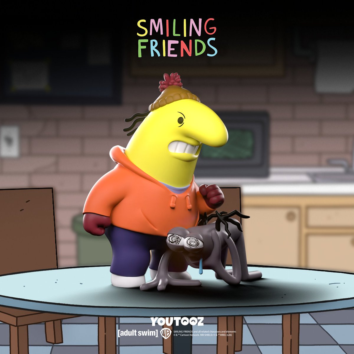 ToonHive's tweet image. Youtooz reveals their debut ‘Smiling Friends’ figure collection.

Available to purchase Tuesday at 3 PM EST.