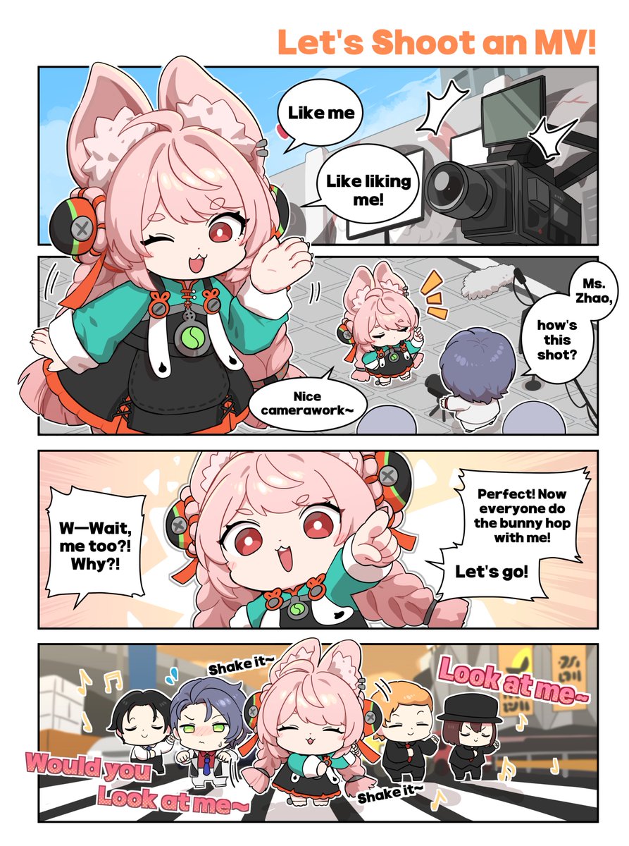 [ZZZZ] Issue 27
Let's Shoot an MV!

※ Thank you, Yeon (연 선생님 <a href="/chinchilla_yeon/">然 先生 (연 선생님)</a> ) for producing this four panel comic.

#zzzero #Zhao