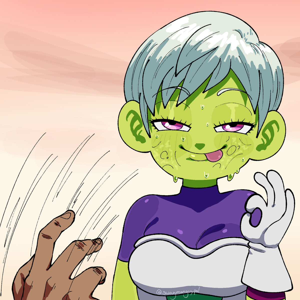 swagmanguypal's tweet photo. Cheelai and Broly training(repost) https://t.co/v15mmCC0Zs