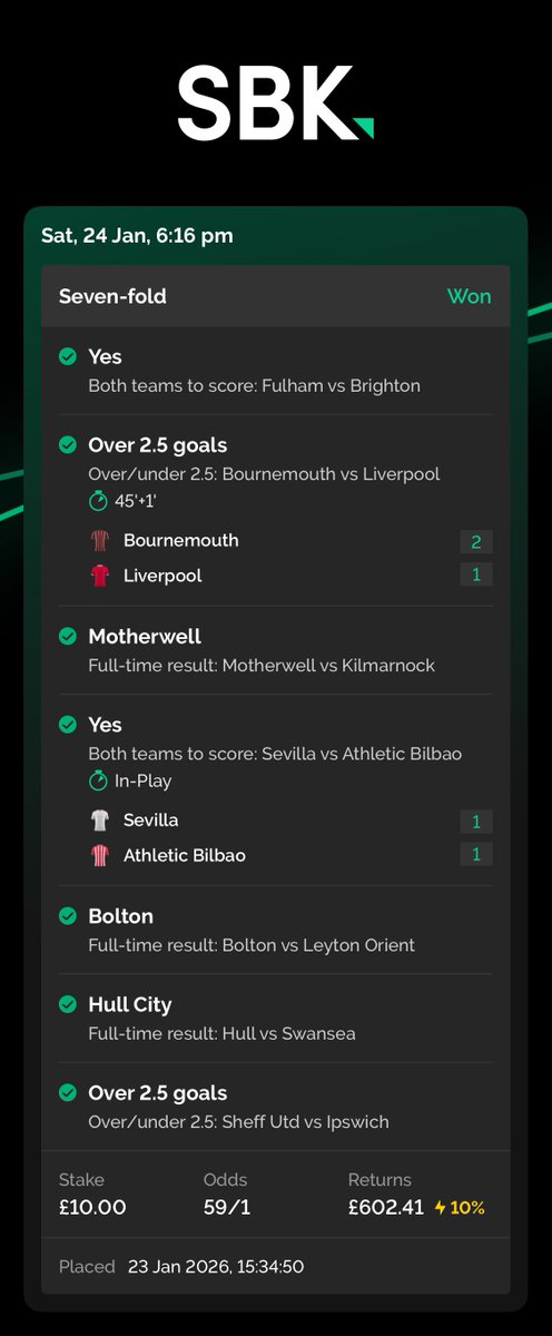 Footy Accumulators tweet media