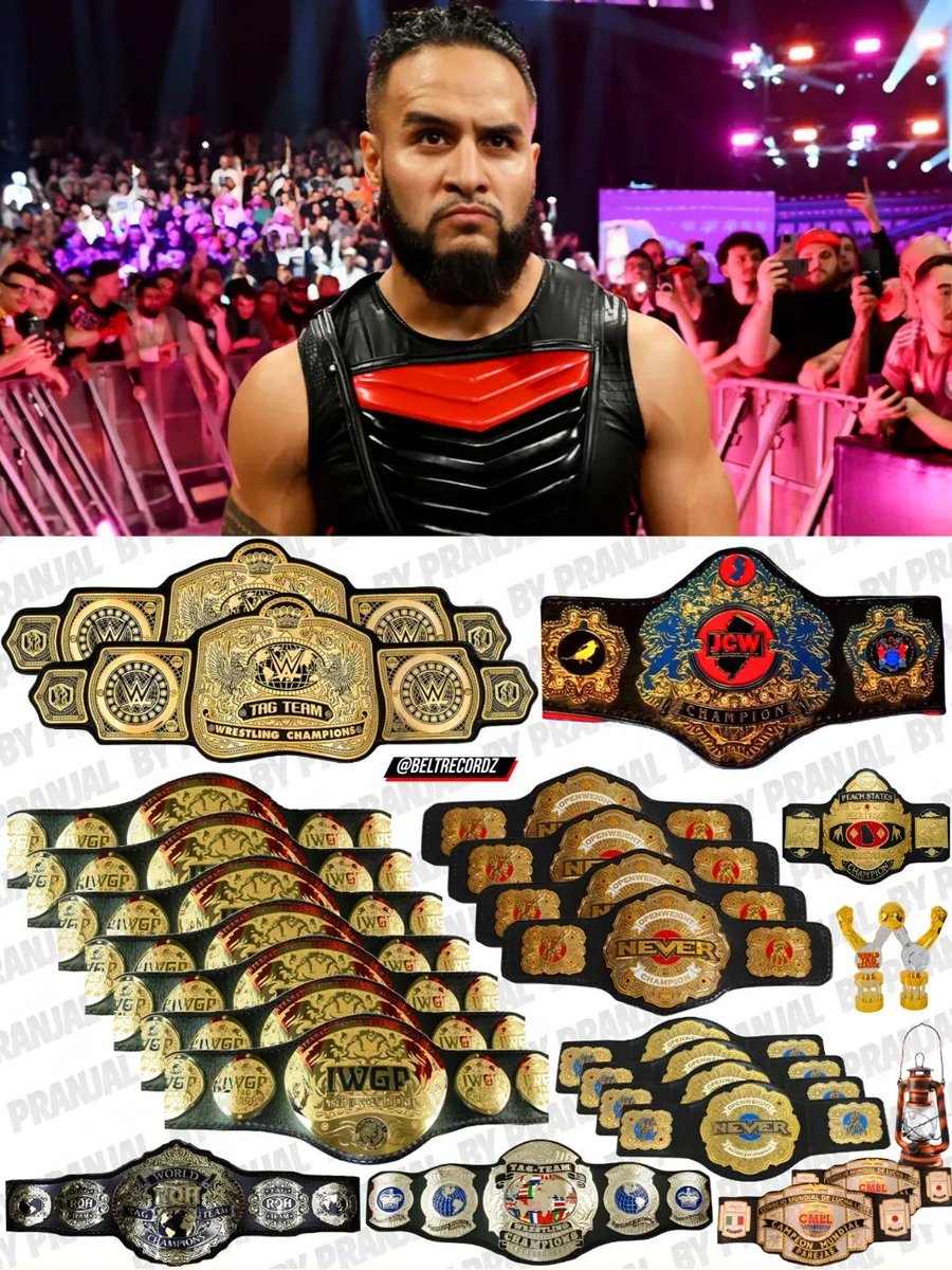 The New WWE Tag Team Champion Tama Tonga. YEYEYE🔥🔥..