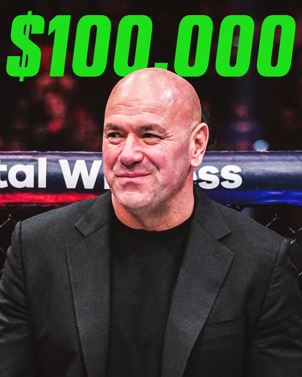 The UFC has announced that they will be doubling performance bonuses to $100,000 and handing out $25,000 to fighters who get a finish but fail to get the bonus 💰

This will take effect starting tonight at #UFC324.