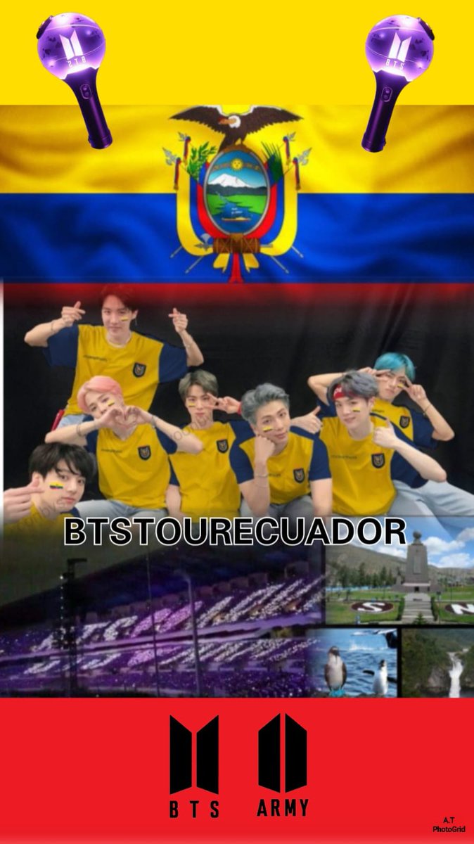 Cobos3Anais's tweet photo. BTS - ARMY ECUADOR 💜solicita una fecha para  Ecuador!!! 🇪🇨🙏💜🙏🇪🇨
BTS - ARMY of Ecuador requests a date for Ecuador. 🙏🇪🇨💜🙏

@bts_bighit @BTS_twt
@feelthetickets
@TvConciertos
@Ticketshow
@TOPSHOWSECUADOR

#BTSTOURECUADOR
#BTSINECUADOR
#BTSTOURISCOMING
#BTS_WORLDTOUR https://t.co/Pduh6NvWg5