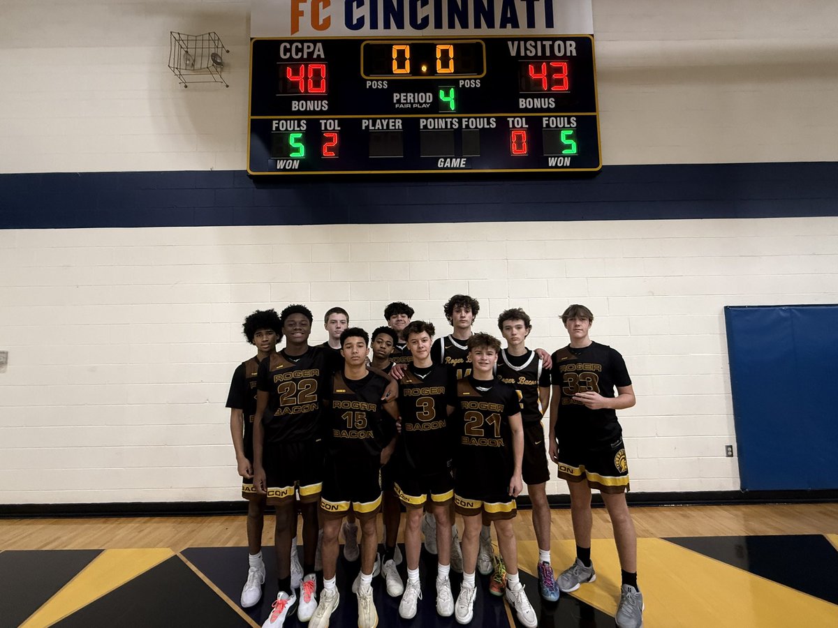 RBSpartans's tweet image. 🏀 Boys Junior Varsity basketball beats CCPA in double OT!

Spartans 43, Lions 40

#HailSpartans