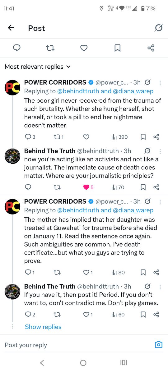 Quite fascinating to see this yesteryear born, third grade passed BA(Journalism), wannabe famous loser called PC, trying to make a career from troubled Manipur arguing like a kid 😂.
Unable to produce facts/records, he is simply arguing on 'Trust Me Bro' logic.
<a href="/power_corridors/">POWER CORRIDORS</a>