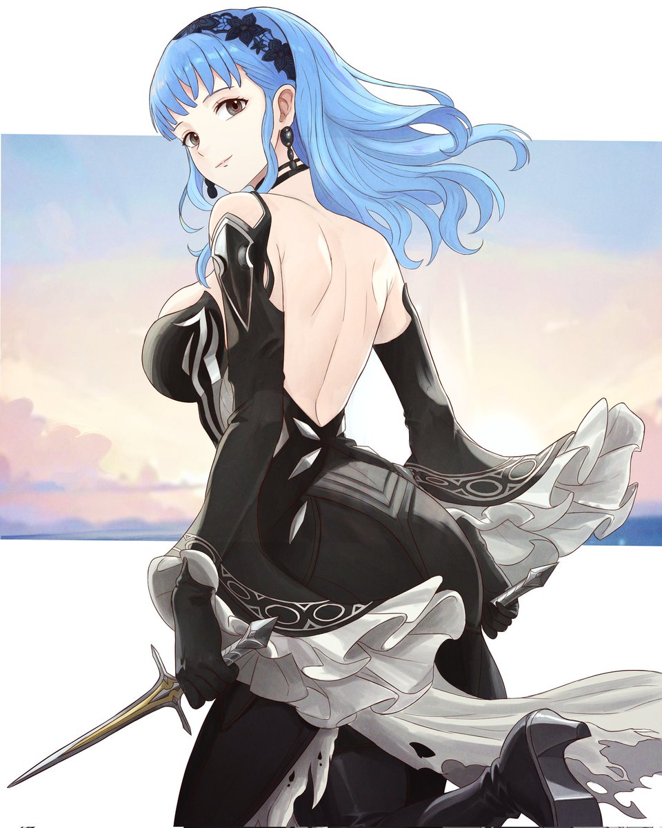 Marianne dressed as Eir 💙
Commission drawn by <a href="/true_jek_art/">𝐓𝐫𝐮𝐉𝐞𝐤</a>

#FireEmblem #FEHeroes #FEH #FE3H #fanart