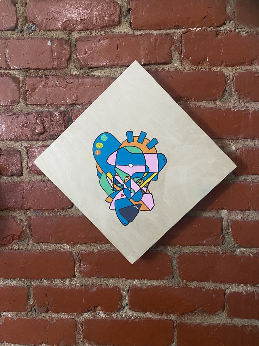 SumOneHueMan's tweet photo. What name would you give them?
(12"x12") Acrylic on Wood https://t.co/IRzVgQwUh1