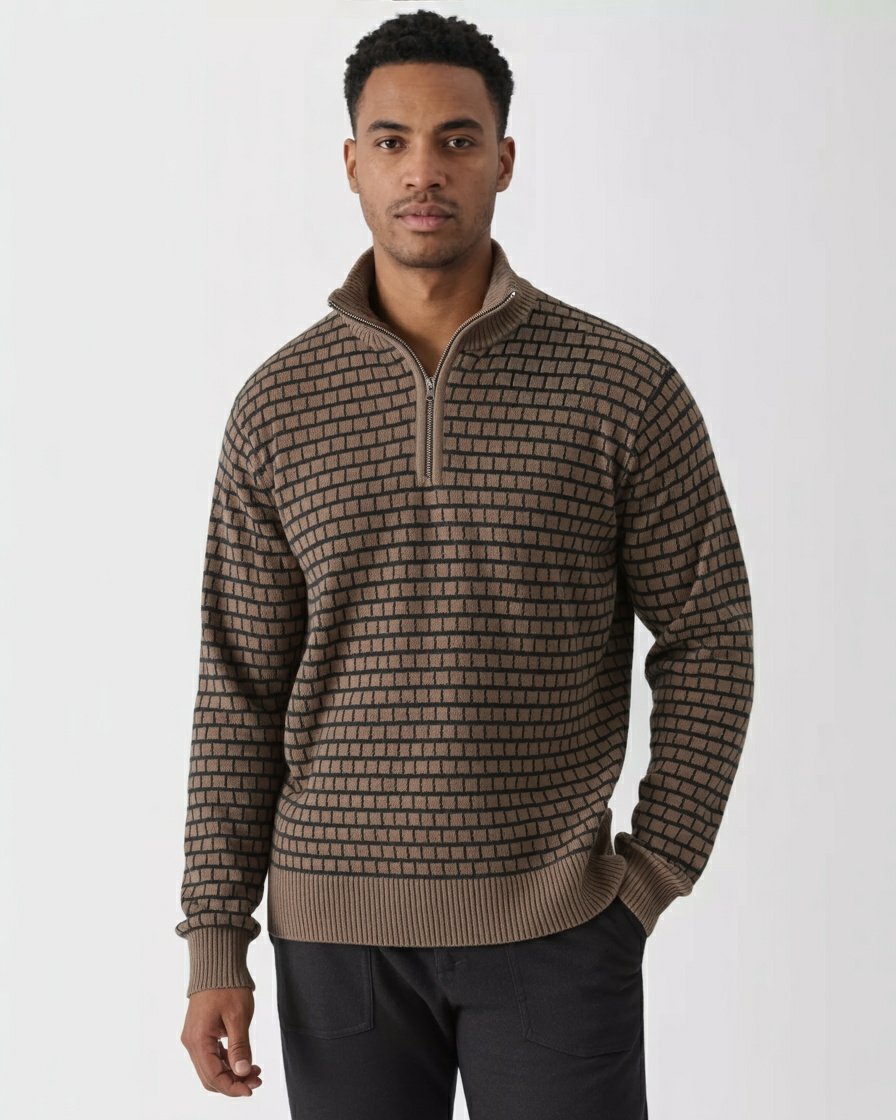 NaturallyFreeCo's tweet photo. Our brand is inspired by diverse fashion cultures from around the world. 🌍

Meet the Ikenna Half Zip Sweater, meaning “strength” in Igbo ✨ Inspired by Nigerian fashion and crafted from certified responsible cashmere, this sweater offers exceptional softness, natural temperature regulation, and lightweight comfort for cold days. Unlike conventional cashmere, responsible cashmere helps protect animal welfare and land health, just like our other fabrics—giving you winter wear with purpose. ❄️🧶 #ResponsibleCashmere #SustainableLuxury #AfricanInspiredDesign #NigerianFashion #IgboFashion #ModernMenswear #WinterEssentials #Sweaters