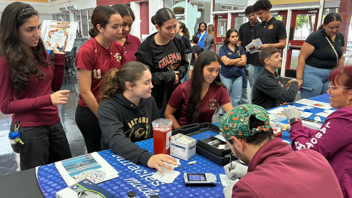 MDCPS's tweet photo. Thank you to everyone who took part in #CPRDay Miami. From learning lifesaving skills to supporting community wellness, your time and commitment made a real impact. Together, we strengthened our community and empowered more people to act when it matters most. https://t.co/fl5Xf8PDlz