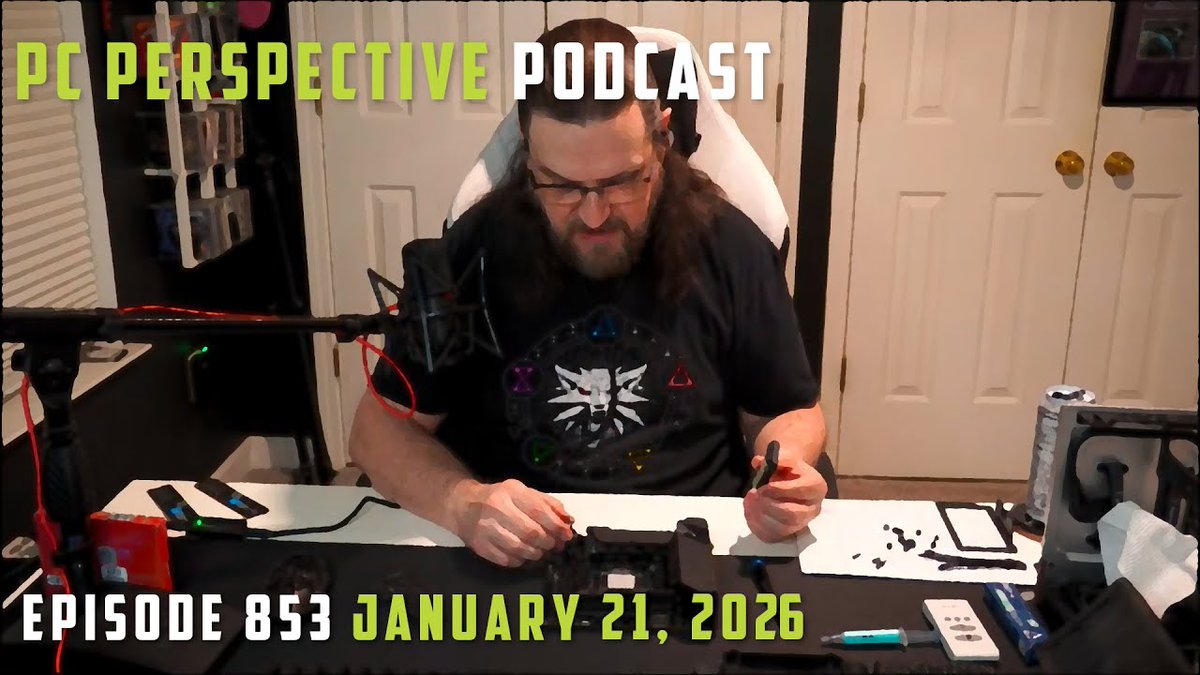 pcper's tweet image. Podcast #853 – RIP Cheap SSDs, RTX 5070 Ti EOL Denied, Micron Fab, Bluetooth security flaw, Kent Builds a PC, and MORE dlvr.it/TQXq0s