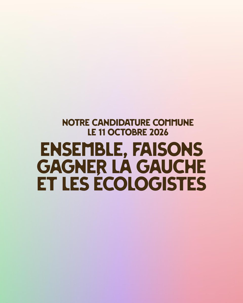 Front Populaire 2027 officiel - Uni•es pour Gagner tweet media