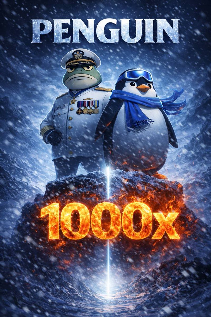 JSPHost's tweet photo. 1000x on $PENGUIN for me and the gang!!

Stop being sidelined , we are making generational wealth!!!

Join us!!

https://t.co/Cb59Wh1pJB https://t.co/qI1I42Jcza
