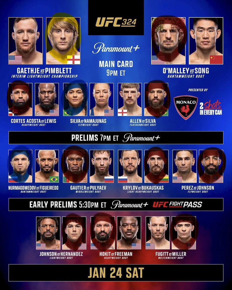 #UFC324 Picks