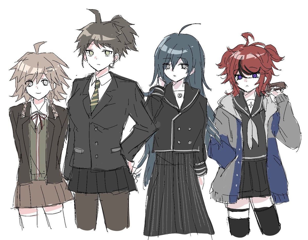 kotof4rt's tweet image. 四姉妹……え？