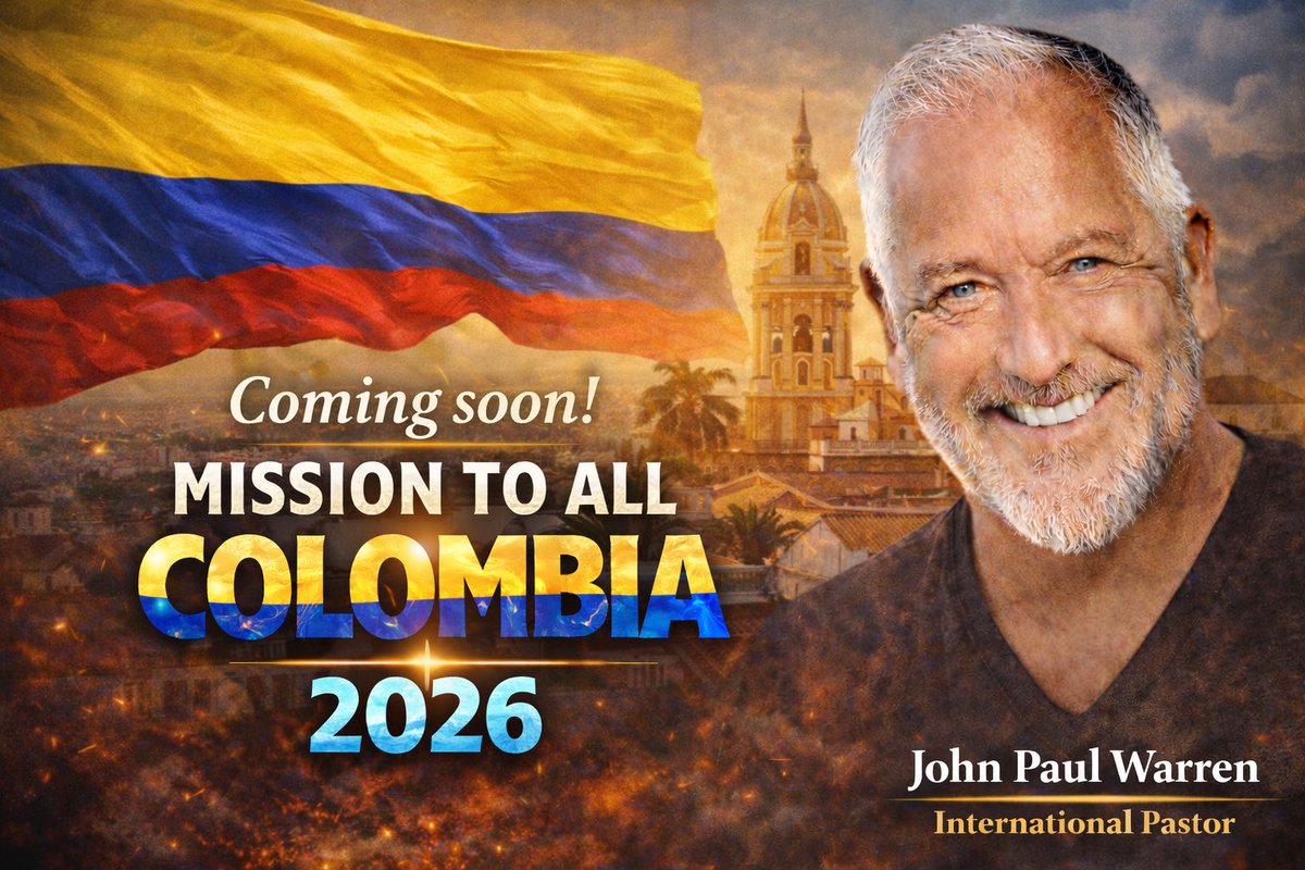 johnpaulwarren's tweet photo. Mission to all Colombia.  Coming in 2026

#Colombia
#SchoolofMinistry
#missiontoAllColombia https://t.co/IymGKwttQH