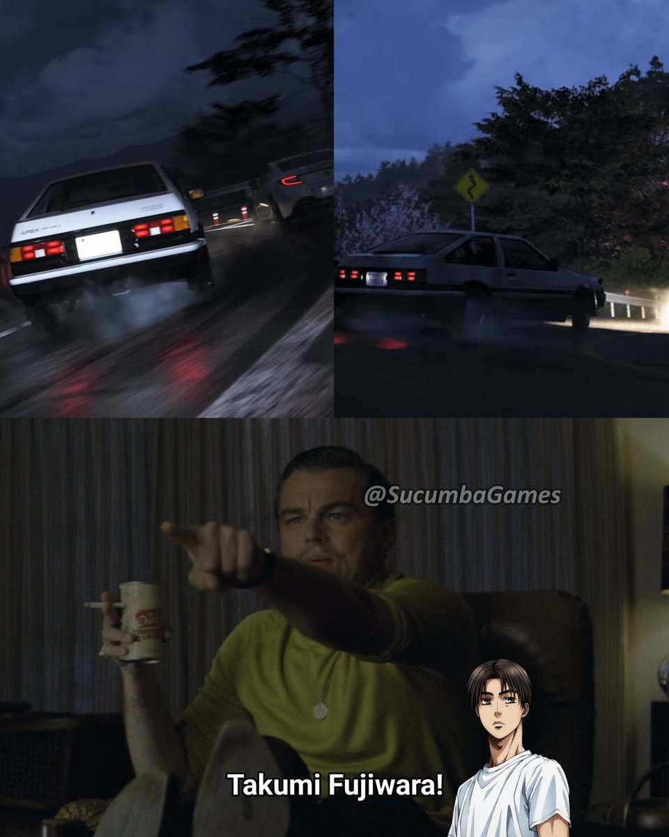 SucumbaGames's tweet photo. Todo fã de Initial D assistindo o trailer de Forza Horizon 6 quando o AE86 apareceu https://t.co/99quHg8b3A