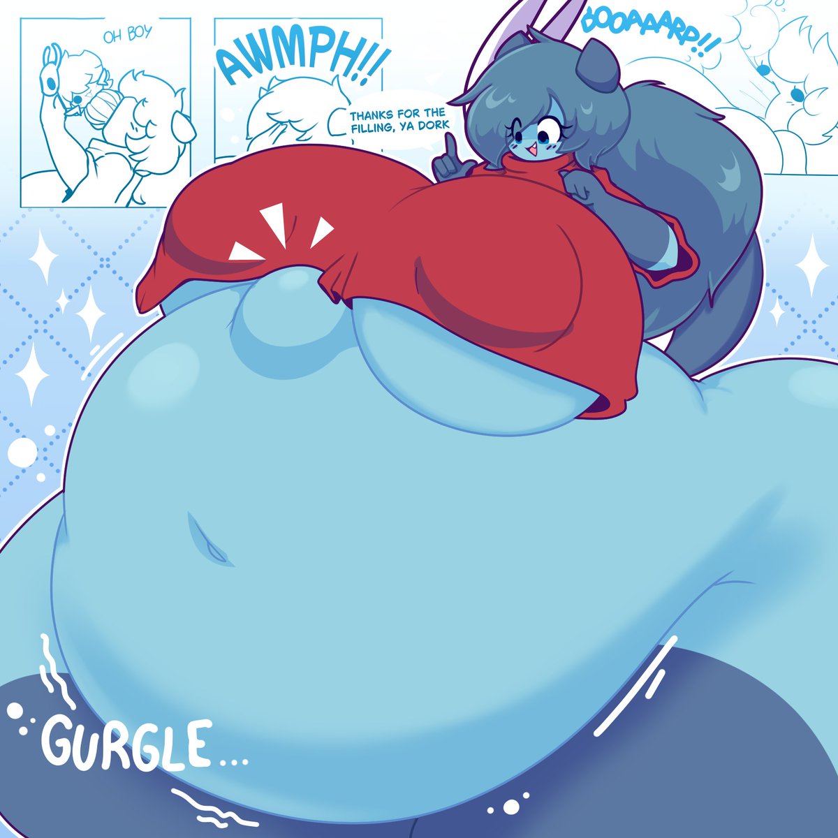 CW: VOOOOOORRRRREE!!!!!!!!
silksong if shelly was hornet and she ate people like the Dewbber and yeah 
*does a cool backflip*

COMM I got from <a href="/Dewbber/">deweys</a>