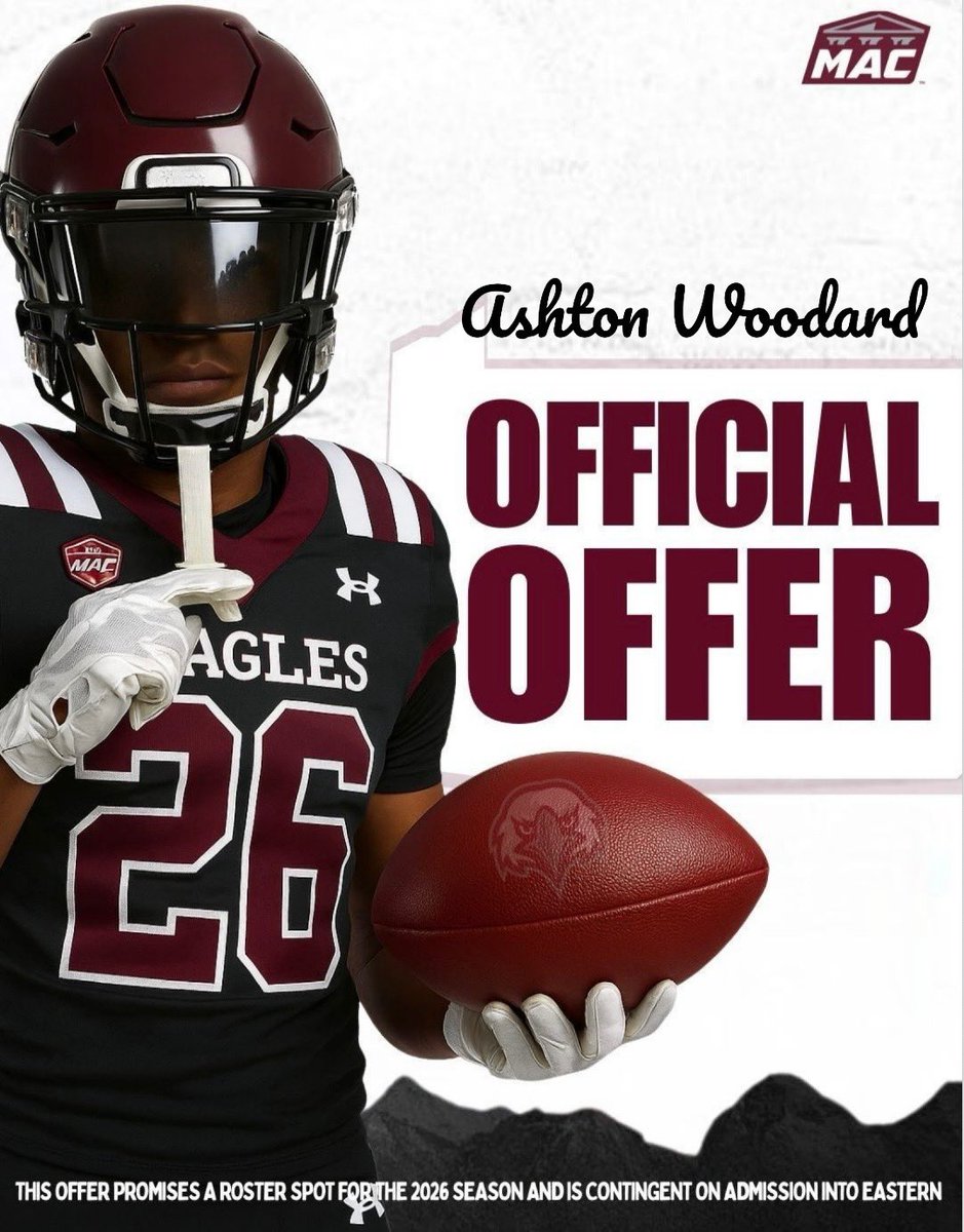 11eazy_'s tweet photo. After a great visit to Eastern University, I’m blessed to receive my 3rd offer! Grateful for the opportunity 🙏 @Coach_Crock  @Jackmuldoon75 @Coach_Deuce2 @CoachDahnte @MBAP_Football @DELCOFootball https://t.co/GgnVepicm2