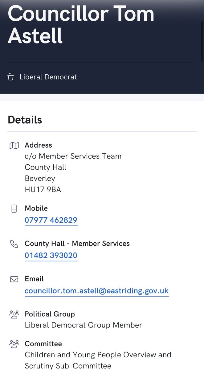 Cllr Tom Astell tweet media