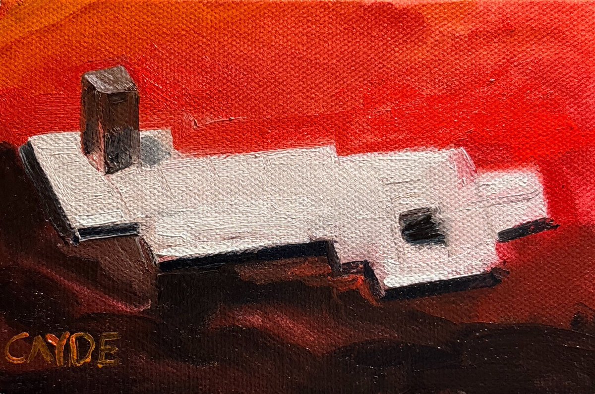 Here’s an oil painting I made of Bloxorz