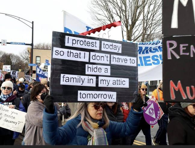 One of the best signs in #Minneapolisprotests