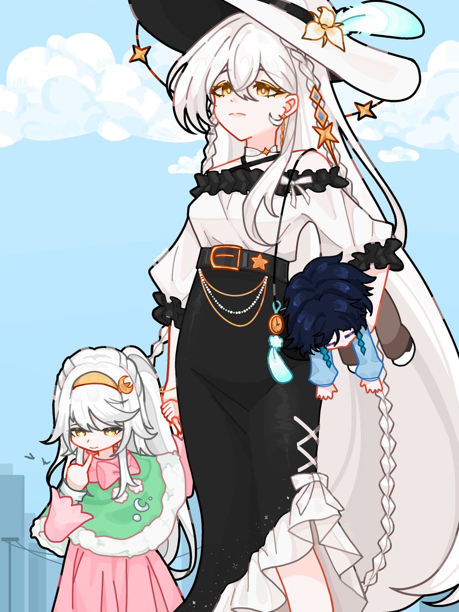 minooris's tweet image. Time together 🍥 #istaroth #zibai #venti