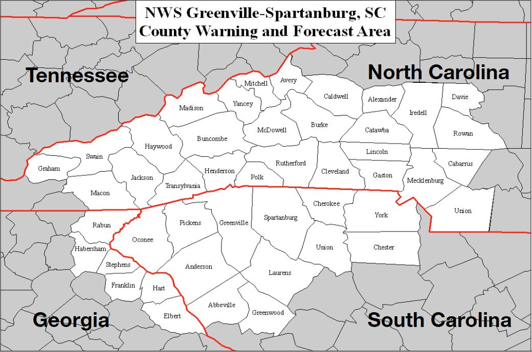 NWS GSP tweet media