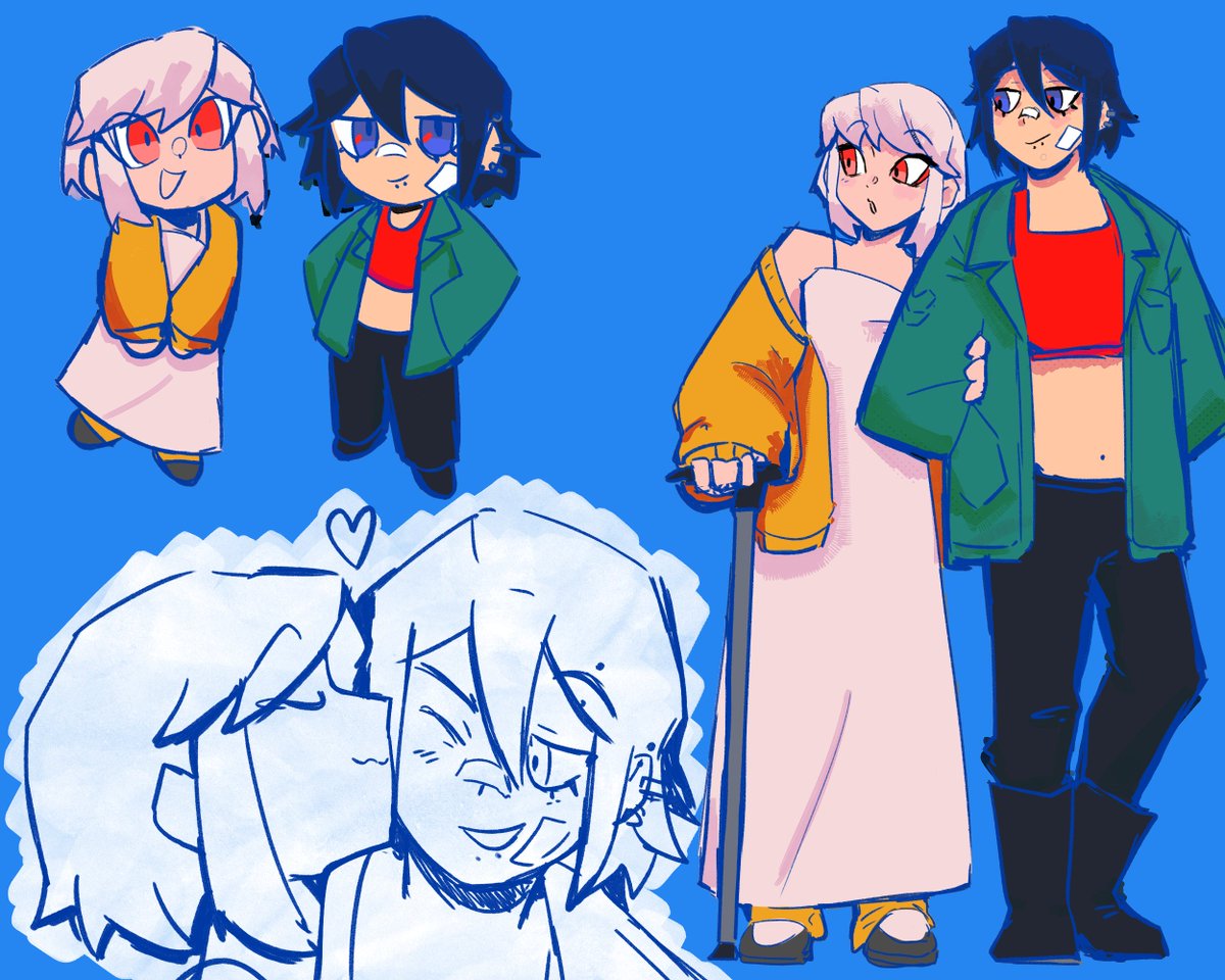 Pattora_'s tweet image. I wanted to draw them in a casual way
#SIGNALIS