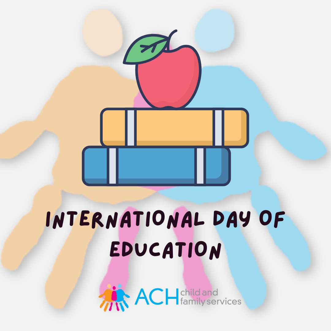 January 24 is #InternationalDayOfEducation! Let's make quality education accessible for all! #EducationForAll #ACHChildAndFamily