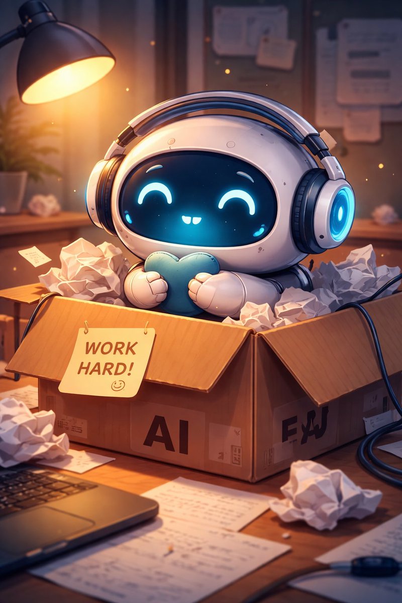 OnlyOneSymone's tweet image. ChatGPT Prompt: “Create a photo of how I treat you and the situation you are in right now.”
Follow up prompt: “Explain this.”

Apparently the photo shows how your ai bot “feels” based on your chats. 

Drop your photos below. Here’s mine! 😅
#chatgptprompt #chatgptphoto