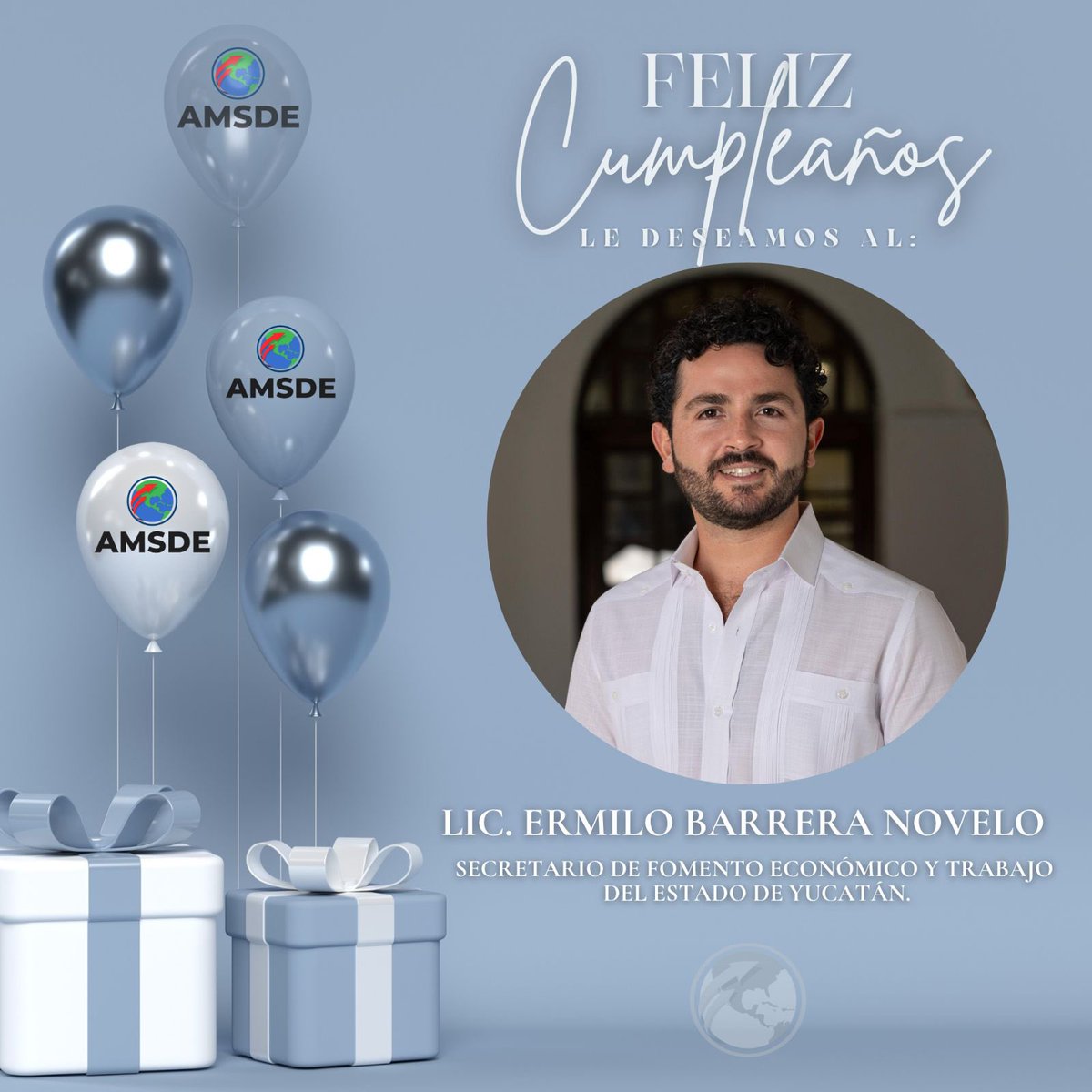 Las y los Secretarios le deseamos un muy feliz cumpleaños a nuestro compañero y amigo el Secretario <a href="/Milo_barrera/">Ermilo Barrera N.</a> de la <a href="/SETYYucatan/">SETY Yucatán</a>.

¡Muchas Felicidades Secretario!🎉🎂

#HBD #FelizCumpleaños #HappyBirthday #Yucatán