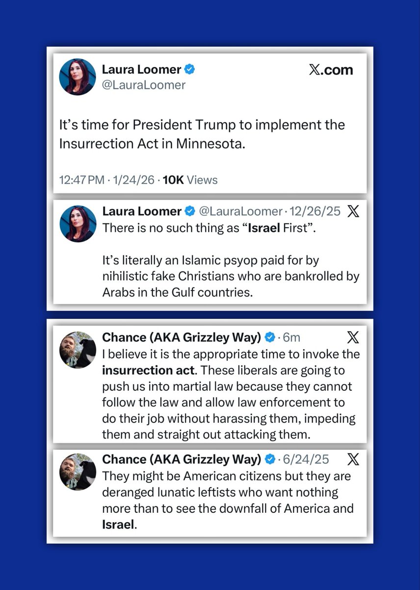 GenXGirl1994's tweet image. Pay attention to who wants the Insurrection Act.